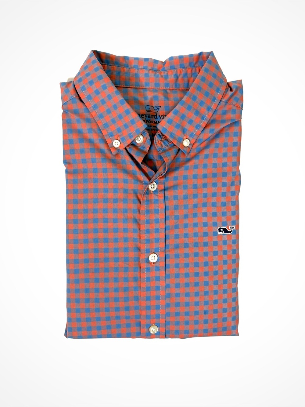 Vineyard Vines Gingham Performance Shirt | M